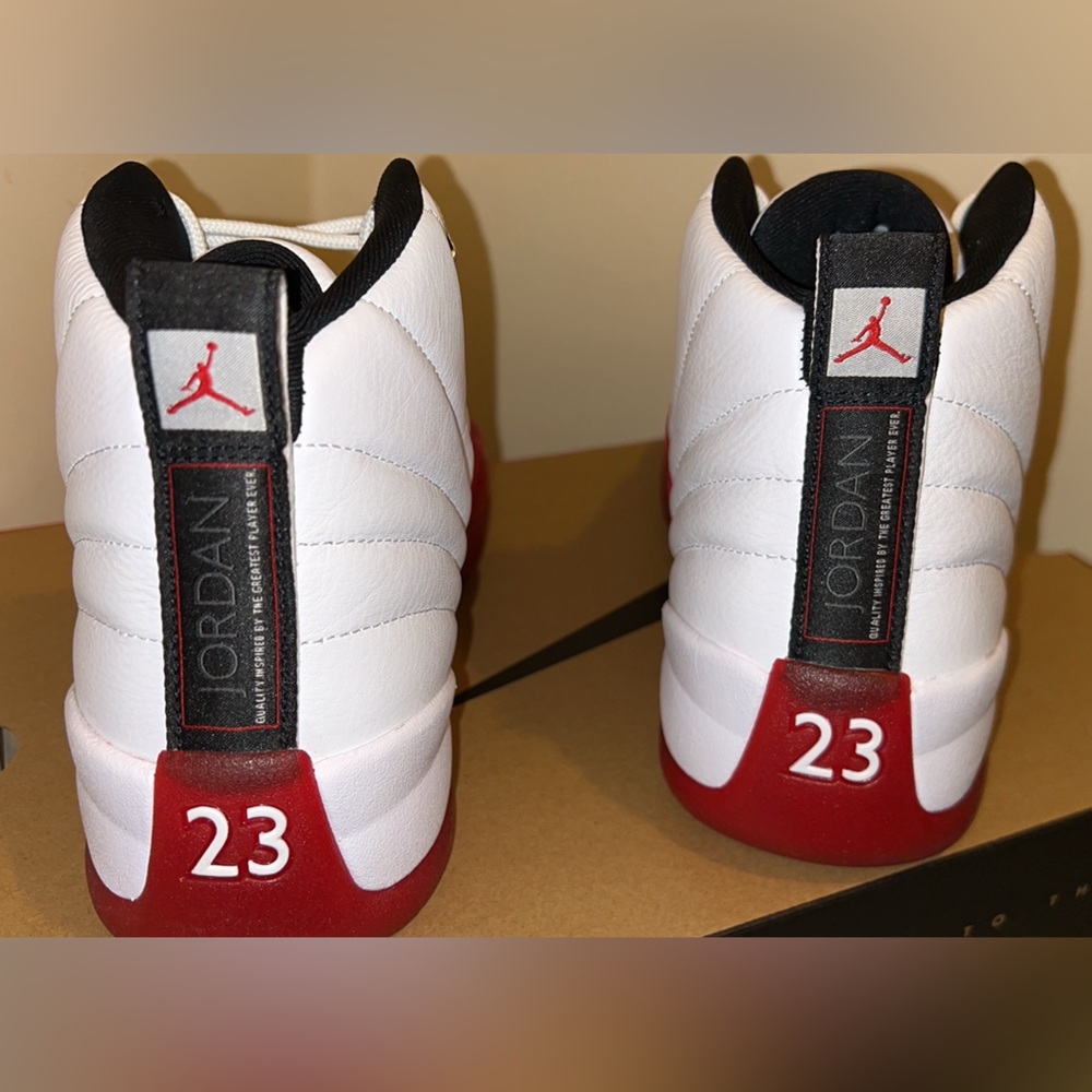 DEADSTOCK Jordan Cherry 12s! Men Size 9.5! - Picture 7 of 9